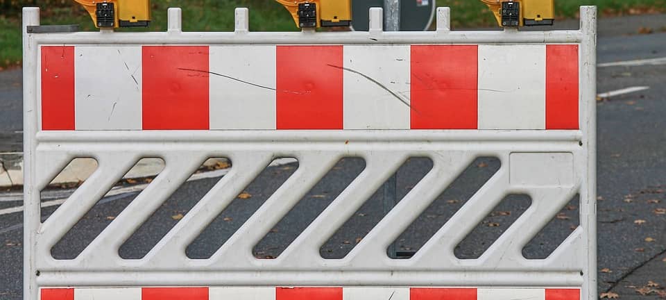 A4 bei Eschweiler in der Nacht voll gesperrt