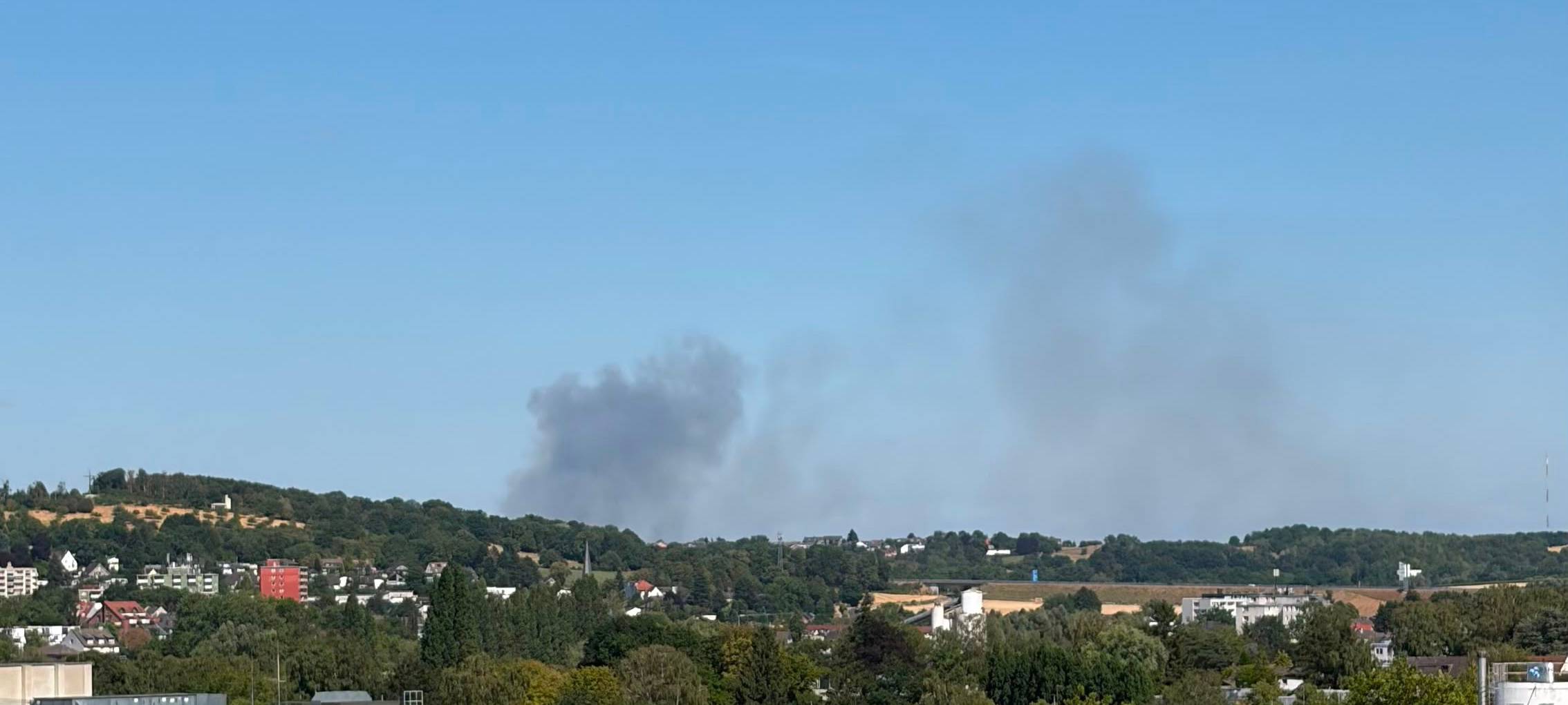 Flächenbrand in Eschweiler-Nothberg