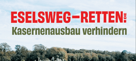 Initiative "Eselsweg retten" zum Schutz der Beverau